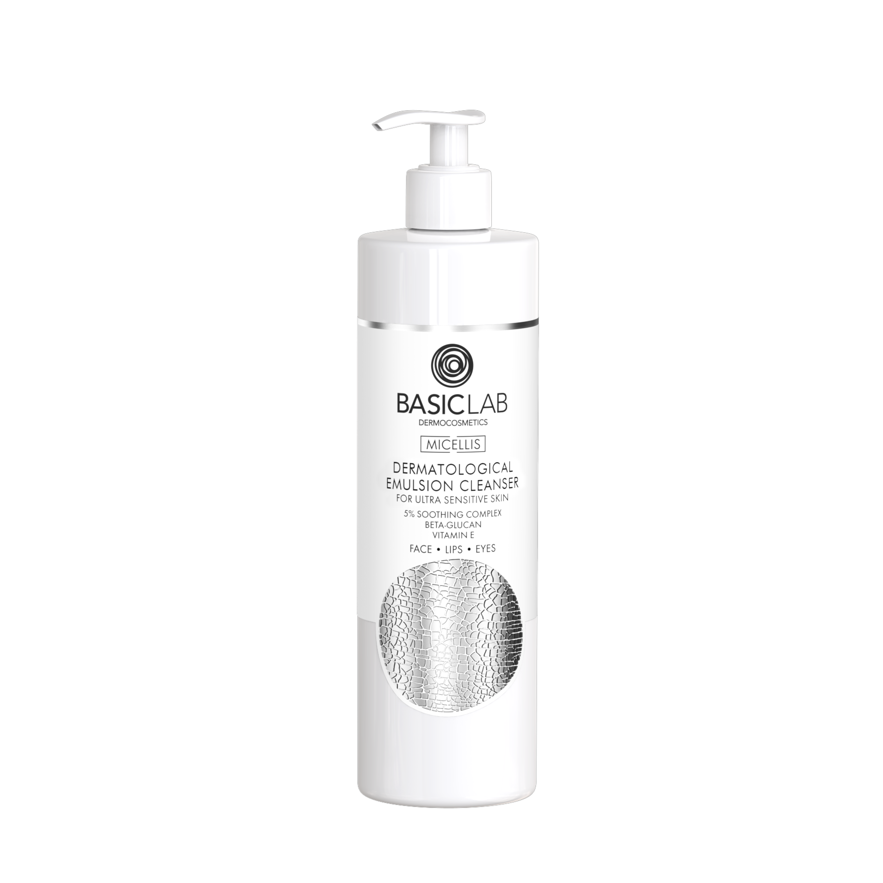 BasicLab Rengöringsemulsion - Mycket Känsligt Hud 300ml