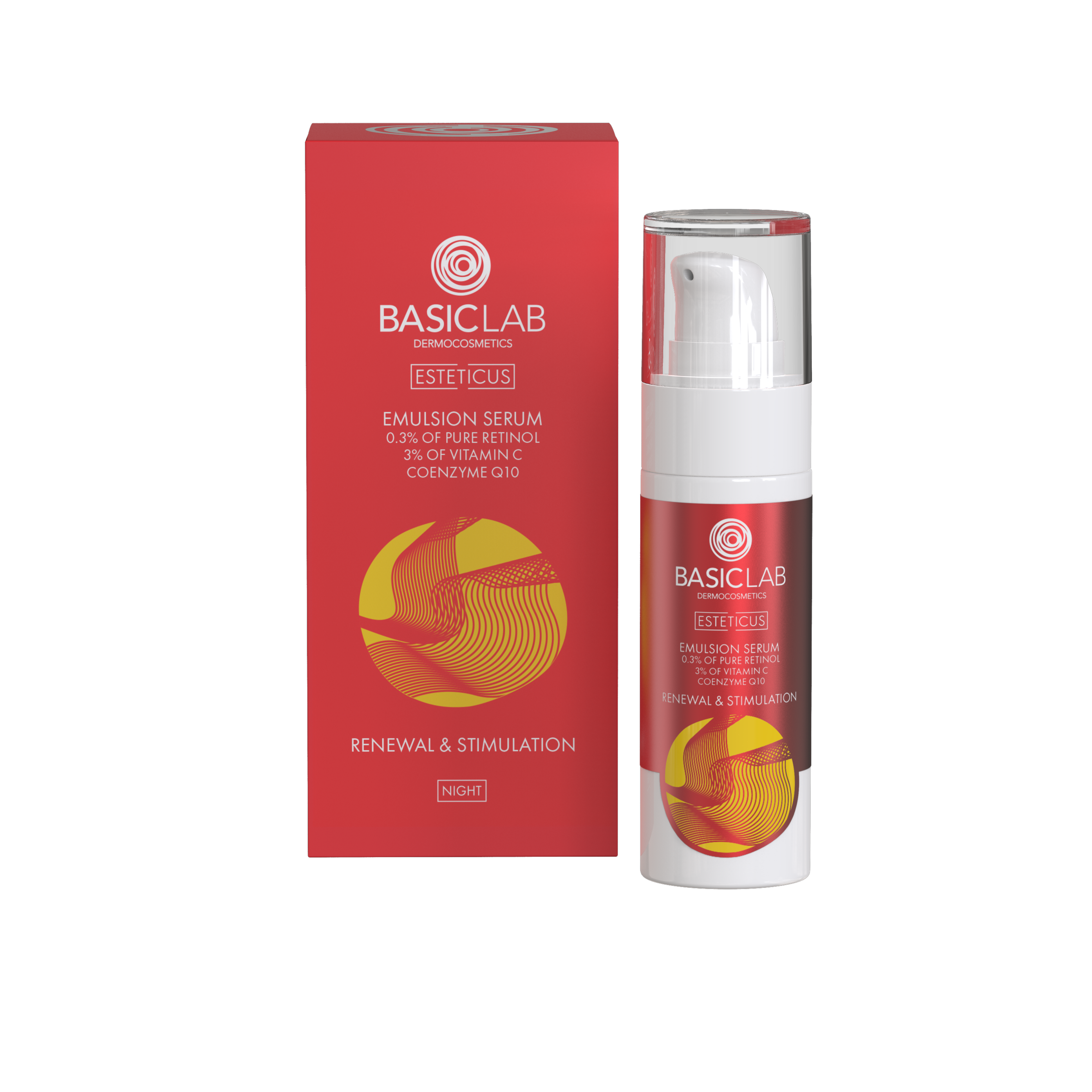 BasicLab Retinol Serum - Förnyelse & Stimulering 30ml